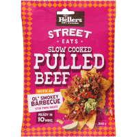 Street Eats Slow Cooked Pulled Beef With Ol'Smokey Barbecue Sauce (350g)