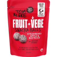 Fruit + Veg Strawberry Apple & Beetroot Snackaballs (297g)