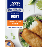 Dory Tempura Batter Fish Fillets (300g)