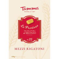 La Preziosa #23 Mezze Rigatoni Dry Pasta (500g)