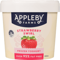 Strawberry Swirl Frozen Yoghurt (950ml)
