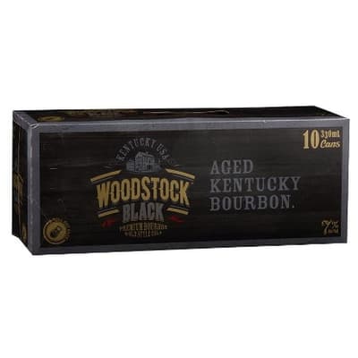 Woodstock Black 4 Year Blend & Cola 7% Cans 10x330ml