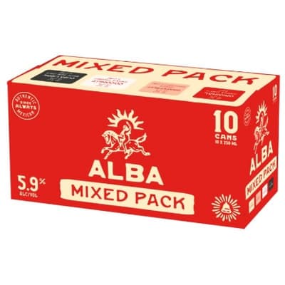 Alba Mixed Pack 5.9% Cans 10x250ml