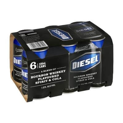 Diesel & Cola 7% Cans 6x330ml