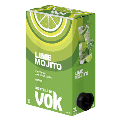 Vok Cocktails Lime Mojito 5% Cask 2 Litre