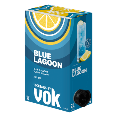 Vok Cocktails Blue Lagoon 5% Cask 2 Litre