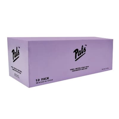 Pals Vodka, Central Otago Peach, Passionfruit 5% Cans 10x330ml