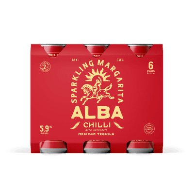 Alba Sparkling Margarita Chilli 5.9% Cans 6x250ml