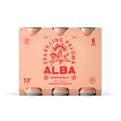 Alba Sparkling Paloma Grapefruit 5.9% Cans 6x250ml