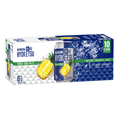 Kirin Hyoketsu Pineapple Vodka Soda 6% Cans 10x330ml