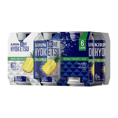 Kirin Hyoketsu Pineapple Vodka Soda 6% Cans 6x330ml