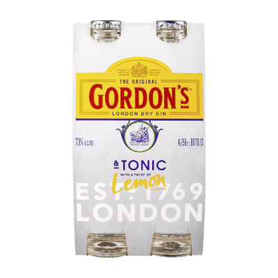 Gordon's Gin & Tonic 7% Bottles 4x250ml
