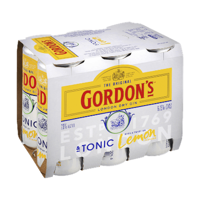 Gordon's Gin & Tonic 7% Cans 6x250ml
