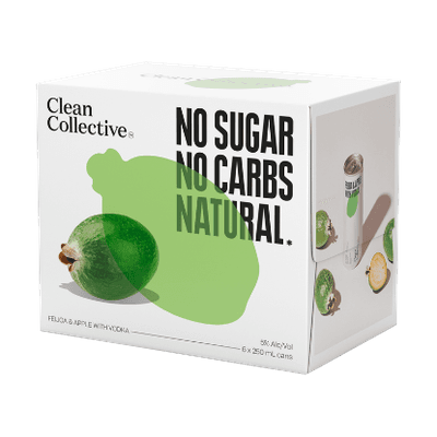 Clean Collective Feijoa & Apple with Vodka 5% Cans 6x250ml