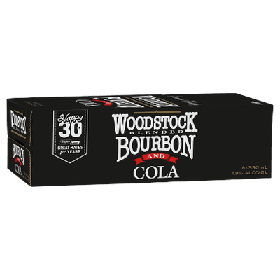 Woodstock & Cola 4.8% Cans 18x330ml