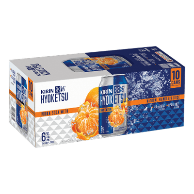 Kirin Hyoketsu Mandarin Vodka Soda 6% Cans 10x330ml