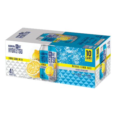 Kirin Hyoketsu Lemon Vodka Soda 4% Cans 10x330ml