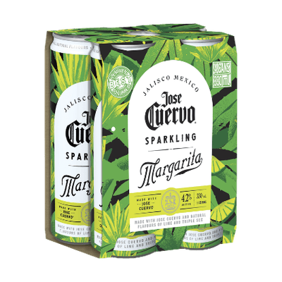 Jose Cuervo Sparkling Margarita 4.2% Cans 4x330ml