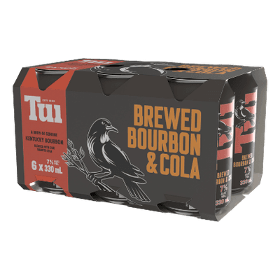 Tui Bourbon & Cola 7% Cans 6x330ml