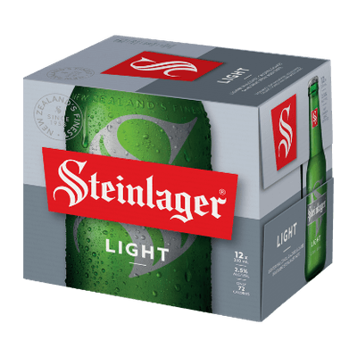 Steinlager Light 2.5% Bottles 12x330ml
