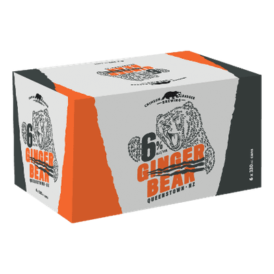 Crimson Badger Brewing Ginger Bear 6% Cans 6x330ml