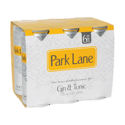 Park Lane Gin & Tonic 7% Cans 6x250ml