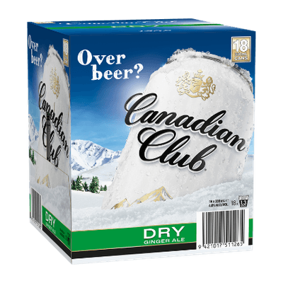 Canadian Club & Dry 4.8% Cans 18x330ml