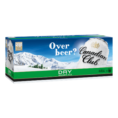 Canadian Club & Dry 4.8% Cans 10x330ml