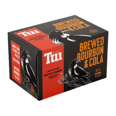 Tui Bourbon & Cola 7% Cans 12x250ml