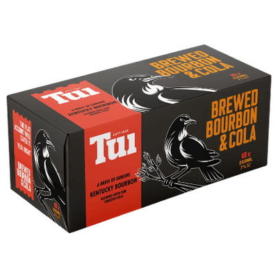 Tui Bourbon & Cola 7% Cans 18x250ml