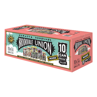 Brookvale Union Mixed Fridge Filler 4% Cans 10x330ml