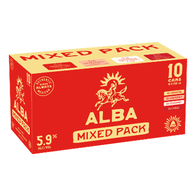 Alba Mixed Pack 5.9% Cans 10x250ml
