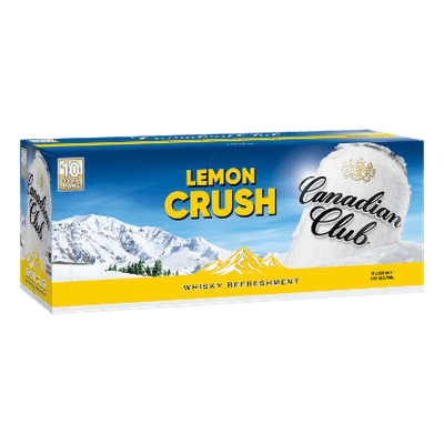 Canadian Club Lemon Crush 4.8% Cans 10x330ml