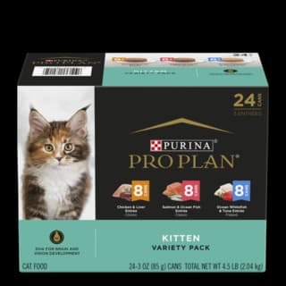 Pro Plan Kitten Wet Cat Food Variety Pack - 24 x 85g Variety Pack