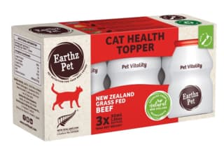 Earthz Pet Beef Gravy Cat Health Meal Topper - 3 Pack