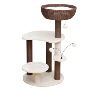 Pet Pals Quartz Cat Scratch Tower - Cream