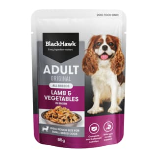Black Hawk Original Adult Lamb & Vegetables Wet Dog Food - 85g