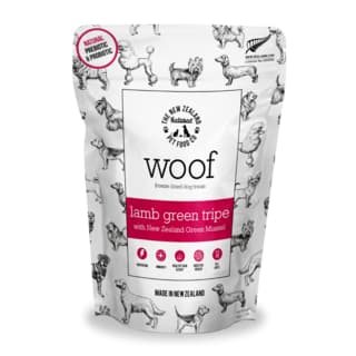 The NZ Natural Pet Food Co Woof Lamb Green Tripe & Mussel Dog Treats - 40g