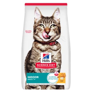 Hill's Science Diet Adult 7+ Indoor Senior Dry Cat Food - 1.58kg