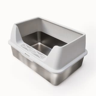 Tidy Tails Odour Control Extra Large Stainless Steel Cat Litter Tray - Extra Large