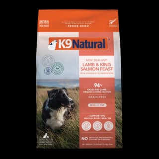 K9 Natural Lamb & King Salmon Feast Freeze Dried Dog Food - 3.6kg