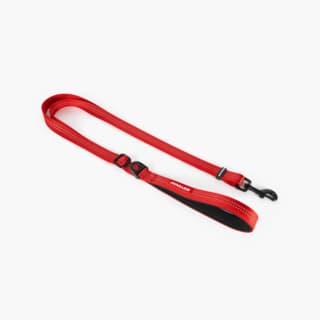 EzyDog Essential Adjustable Leash - 2.5 x 180 cm, Red