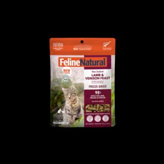 Feline Natural Lamb & Venison Feast Freeze Dried Cat Food - 100g