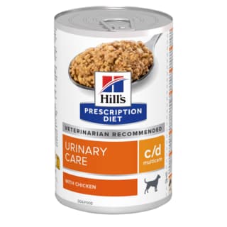 Hill's Prescription Diet c/d Multicare Urinary Care with Chicken Canned Wet Dog Food - 370g