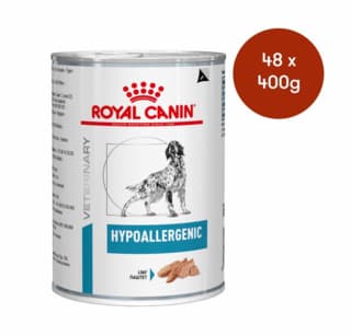 Royal Canin Vet Hypoallergenic Wet Dog Food - 400g x 48