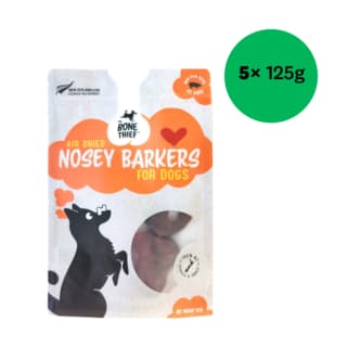 The Bone Thief Nosey Barkers Dog Treats - 625g (5 x 125g)