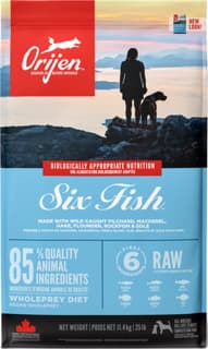 Orijen Six Fish Dry Dog Food - 11.4kg