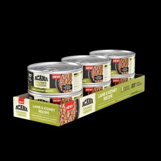 ACANA Lamb & Kidney Recipe Chunks in Broth Wet Cat Food - 155g x 6 (tray)