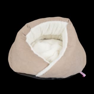 Trouble & Trix Cat Cave Bed - Beige