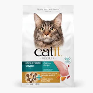 Catit Recipes Double Fusion Senior Chicken Dry Cat Food - 1.8kg